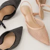 Pumps>Cushionaire Affair Mesh Slingback Pump