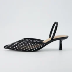 Pumps>Cushionaire Affair Mesh Slingback Pump