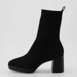 Platforms | Dress Boots>Cushionaire Bancroft Stretch Knit Heeled Boot