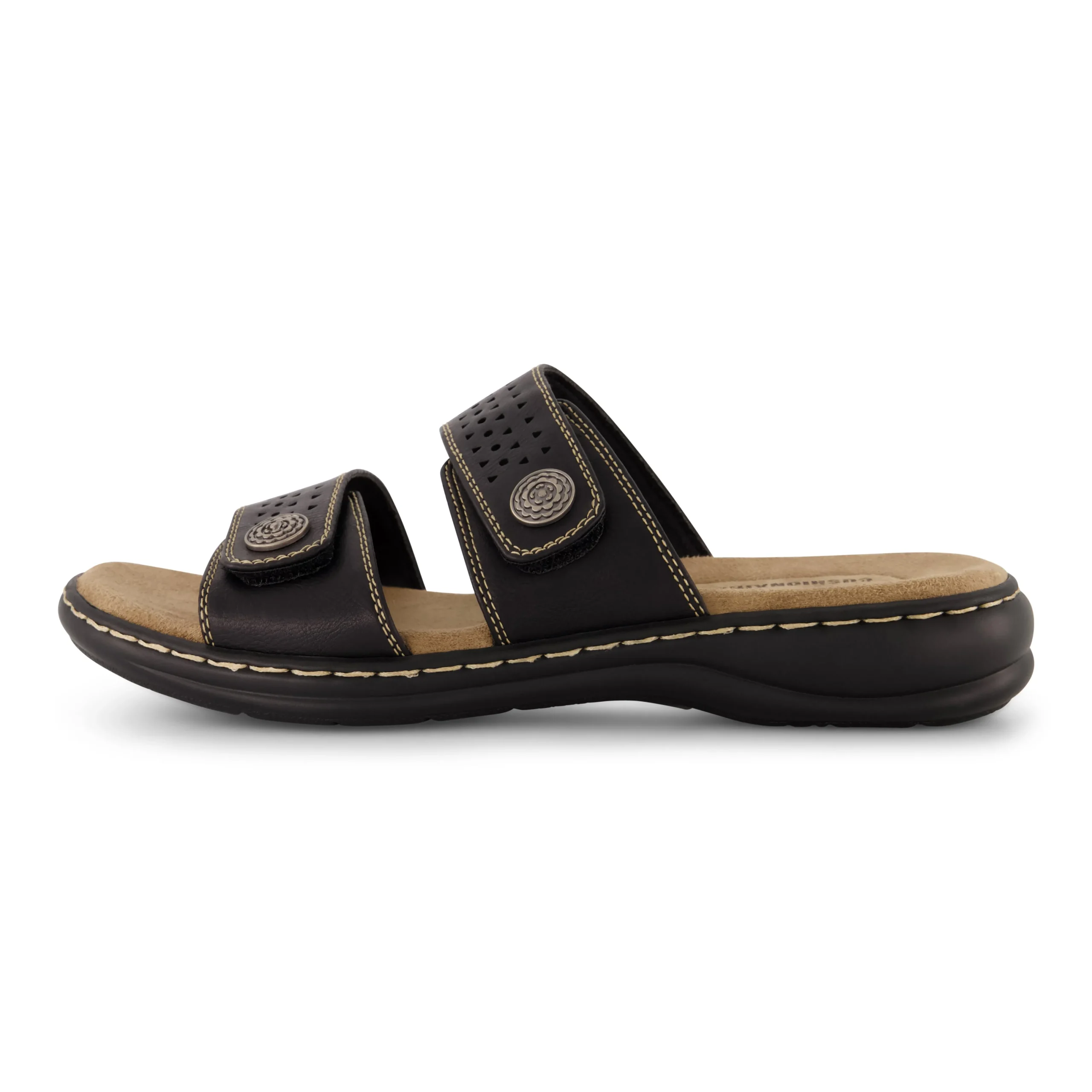 Comfort Sandals | Slide Sandals>Cushionaire Betsy Two Band Comfort Sandal