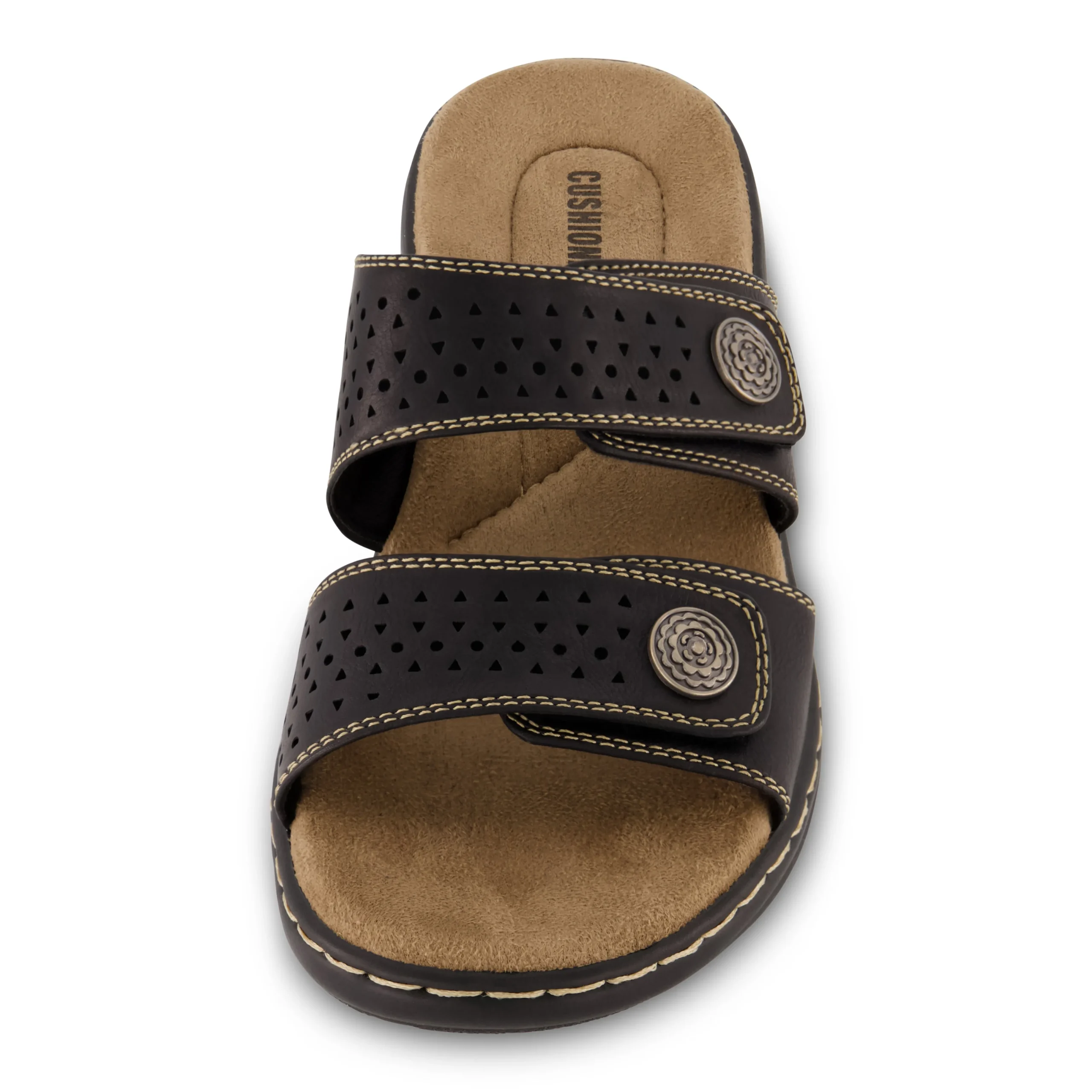 Comfort Sandals | Slide Sandals>Cushionaire Betsy Two Band Comfort Sandal