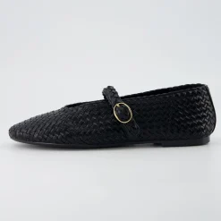 Mary Janes>Cushionaire Bistro Woven Mary Jane