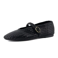 Mary Janes>Cushionaire Bistro Woven Mary Jane