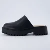 Clogs & Mules>Cushionaire Bolt Slip On Lug Mule