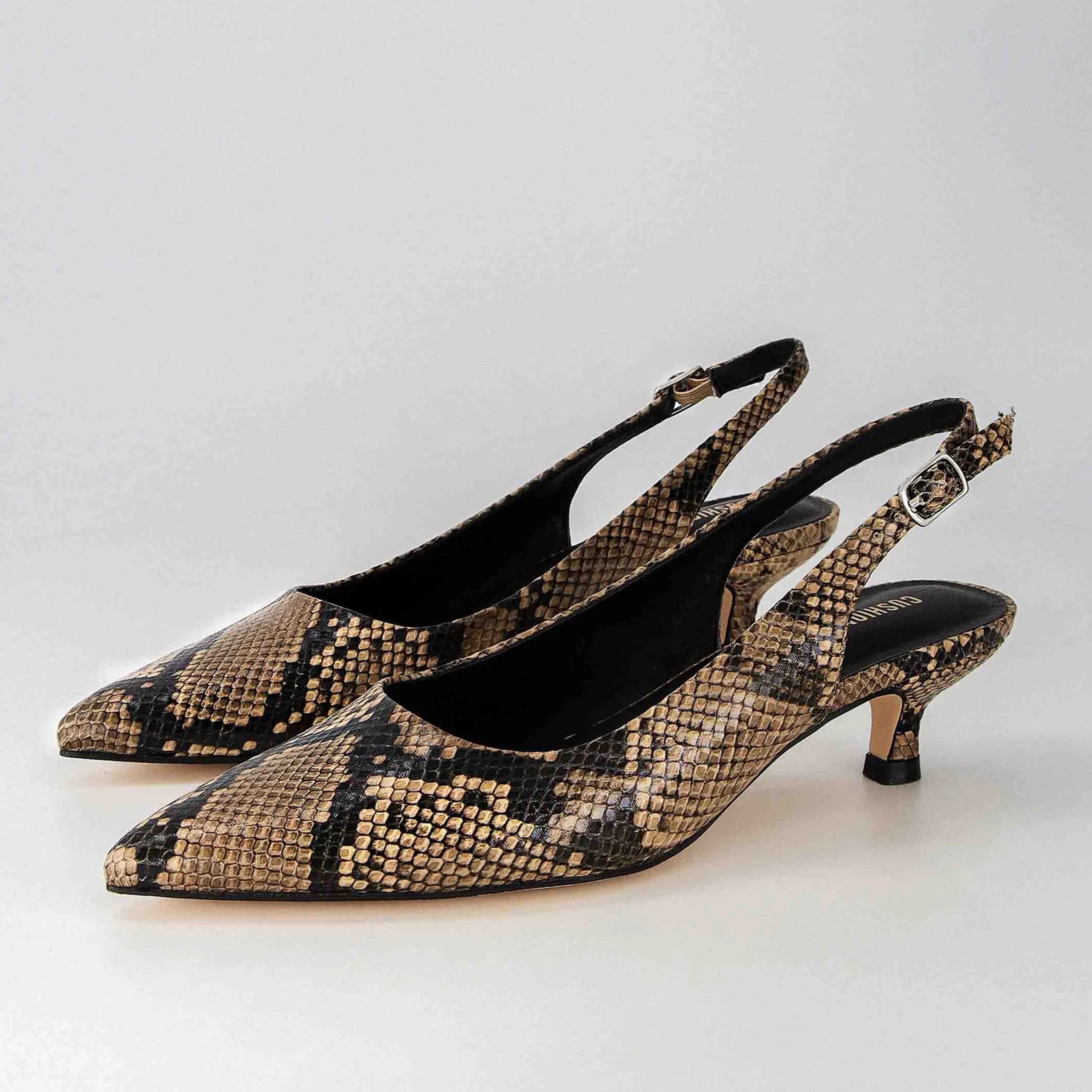 Pumps>Cushionaire Boss Slingback Heels