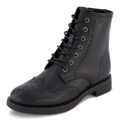 Booties>Cushionaire Boyfriend Lace up Boot