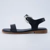 Flat Sandals>Cushionaire Cello Ankle Strap Sandal