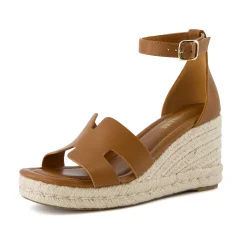 Platform Sandals | Dress Sandals>Cushionaire Charlie Espadrille Wedge Sandal