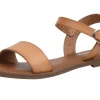 Flat Sandals>Cushionaire Clara One Band Sandal