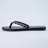 Flat Sandals>Cushionaire Confetti Studded Flip-Flops