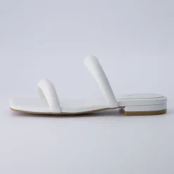 Slide Sandals | Flat Sandals>Cushionaire Dazzle Two Band Slide Sandal