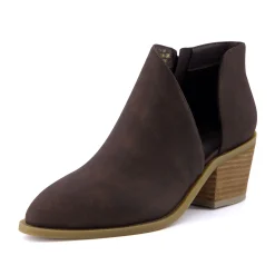 Booties>Cushionaire Edith Cut Out Ankle Bootie