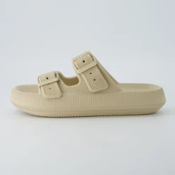 Slide Sandals | Platform Sandals>Cushionaire Fame Two Band Cloud Slide