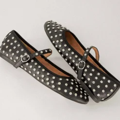 Mary Janes | Casuals>Cushionaire Flashy Studded Mary Janes Black