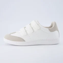 Fashion Sneakers | Sneakers>Cushionaire Fondue Velcro Sneaker White/Grey