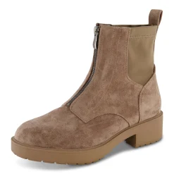 Booties>Cushionaire Hackett Front Zip Stretch Boot