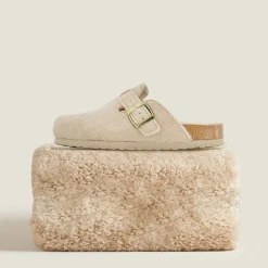 Footbed Sandals | Clogs & Mules>Cushionaire Hana Cork Footbed Clog Wools