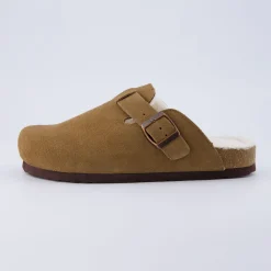 Footbed Sandals | Slippers>Cushionaire Hana Fur-Lined Clog