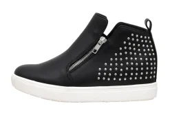Fashion Sneakers | Sneakers>Cushionaire Hollywood Studded Wedge Sneaker