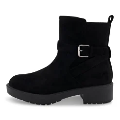 Booties>Cushionaire Houston Buckled Ankle Boot