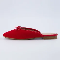 Clogs & Mules | Casuals>Cushionaire Jade Velvet Ballet Mule