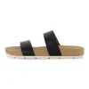 Slide Sandals | Footbed Sandals>Cushionaire Jaimy Two Band Footbed Sandal