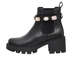 Chelsea Boots>Cushionaire Julie Studded Strap Chelsea Boot