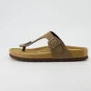 Footbed Sandals>Cushionaire Leah Cork Footbed Thong Sandal