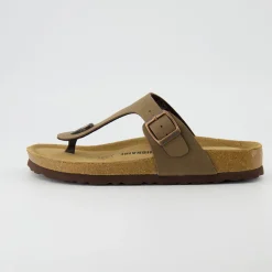 Footbed Sandals>Cushionaire Leah Cork Footbed Thong Sandal