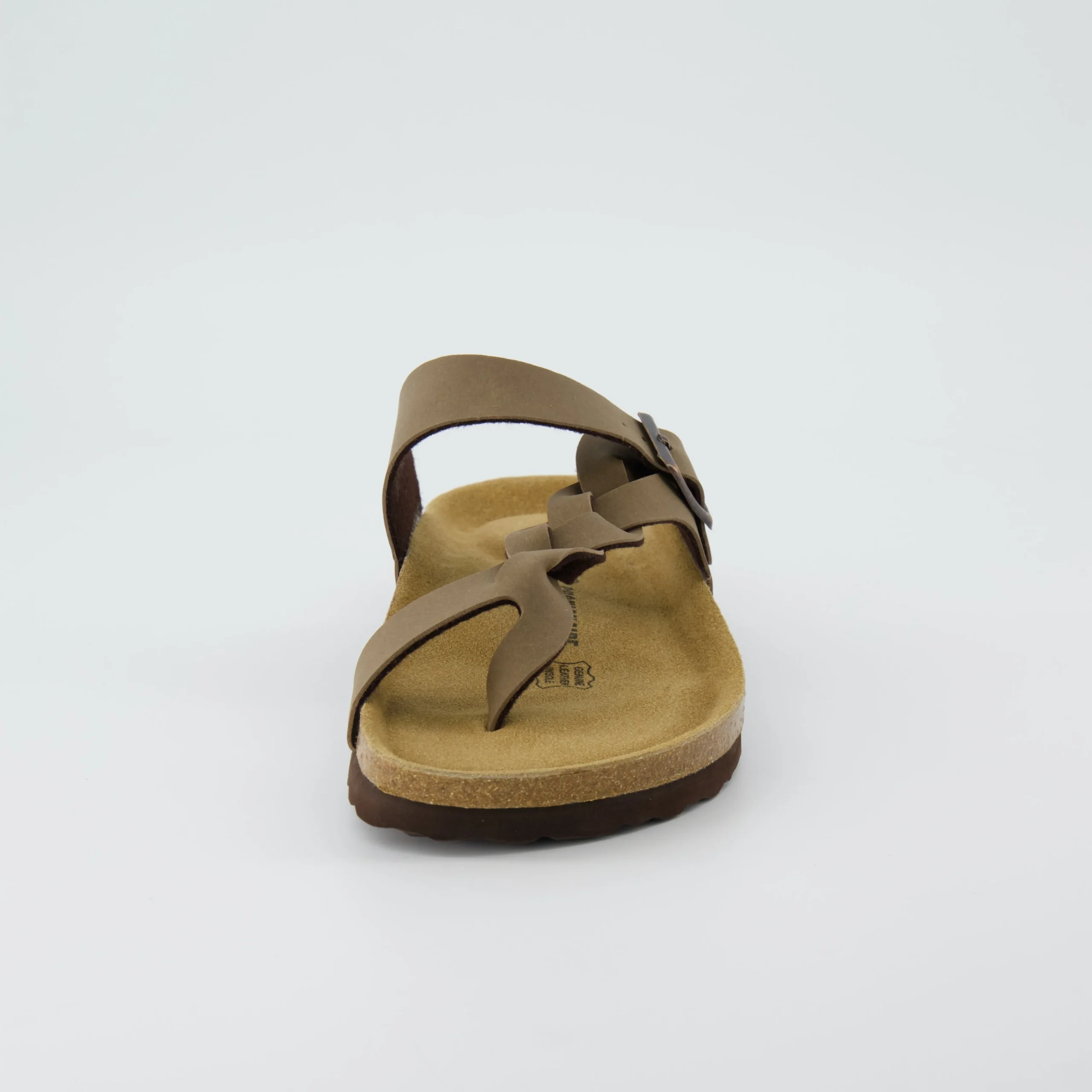 Footbed Sandals>Cushionaire Libby Cork Footbed Thong Sandal