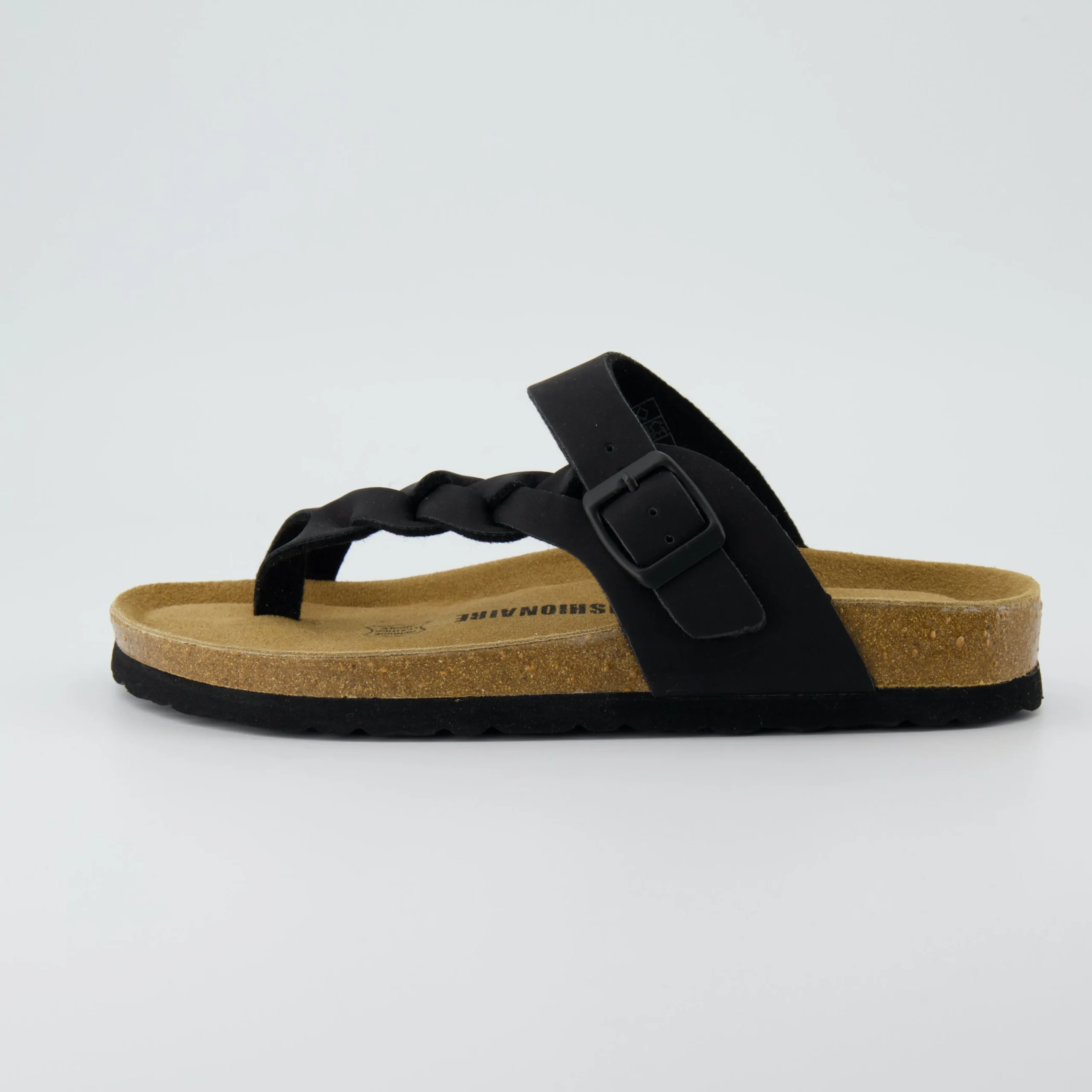Footbed Sandals>Cushionaire Libby Cork Footbed Thong Sandal