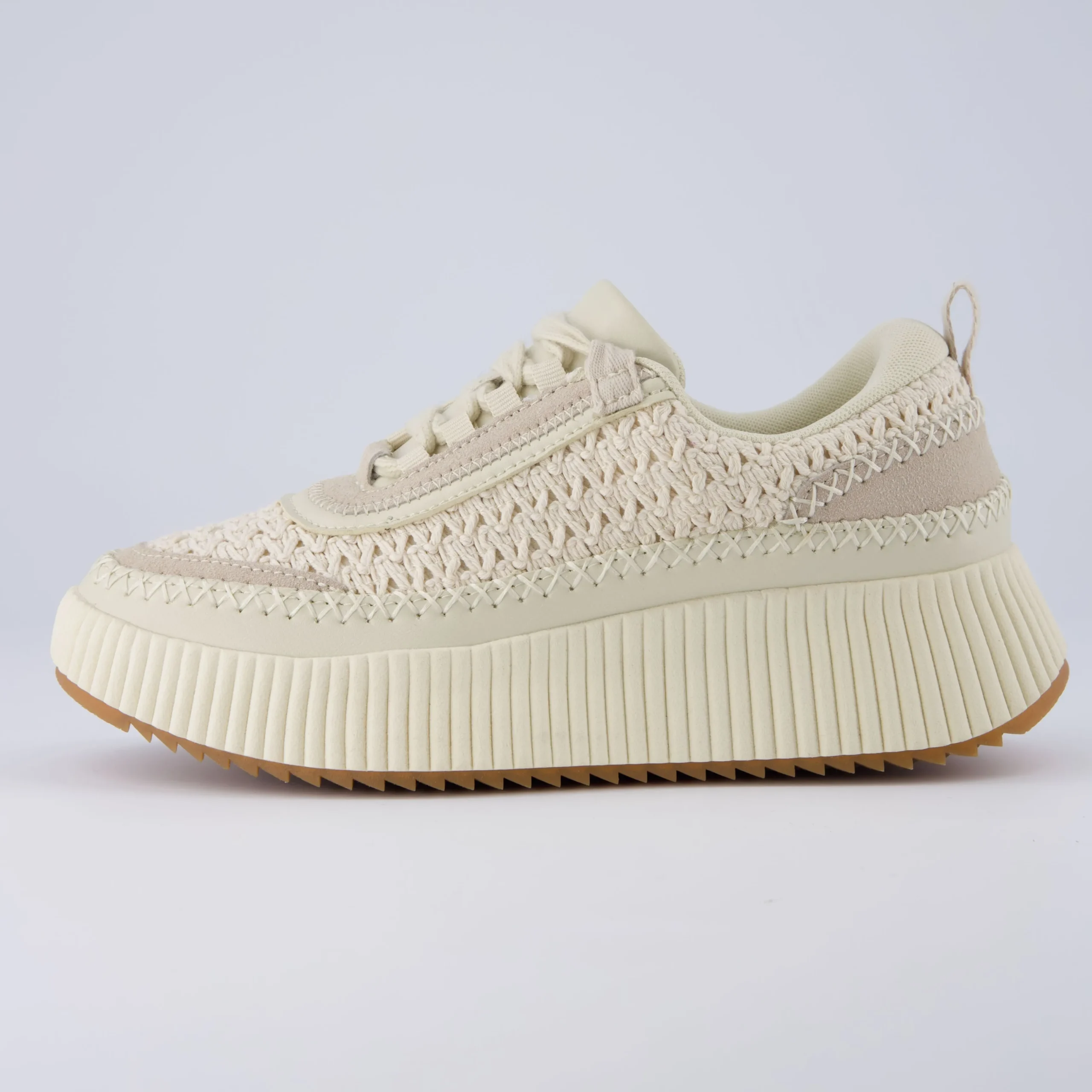 Fashion Sneakers | Sneakers>Cushionaire Loop Woven Platform Sneaker Beige