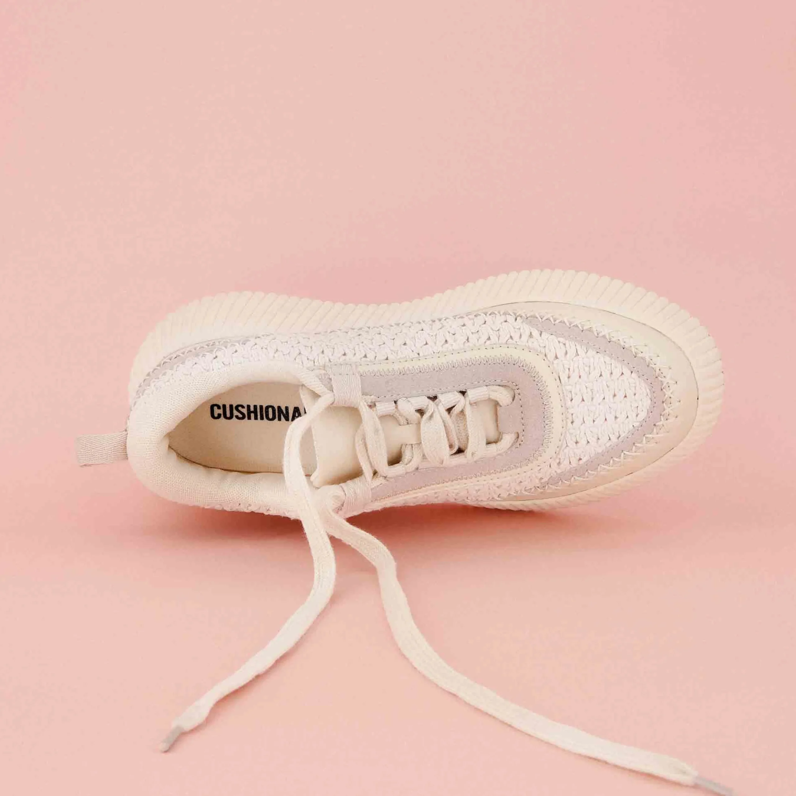 Fashion Sneakers | Sneakers>Cushionaire Loop Woven Platform Sneaker Beige