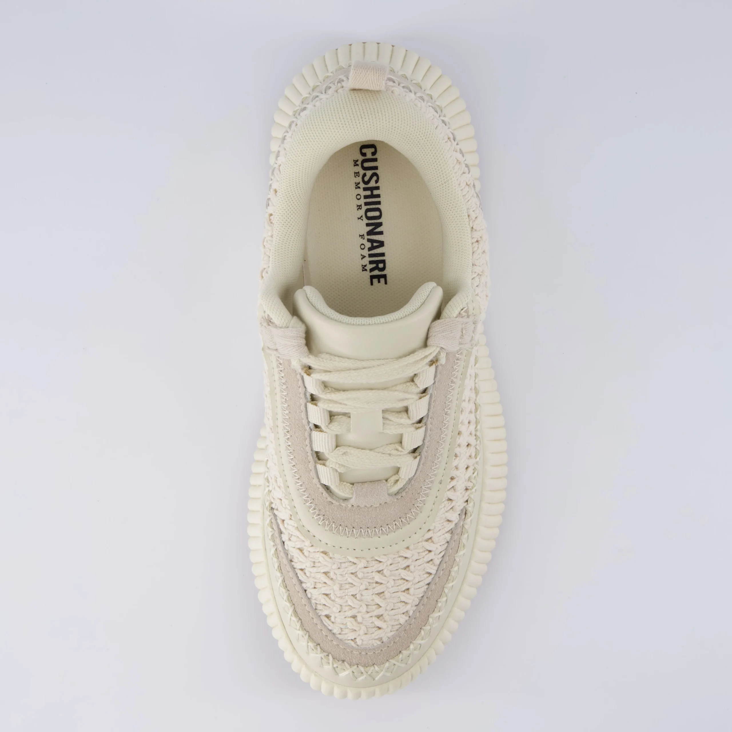 Fashion Sneakers | Sneakers>Cushionaire Loop Woven Platform Sneaker Beige