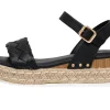 Platform Sandals>Cushionaire Mae Woven Espadrille Wedge Sandal
