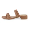 Flat Sandals | Dress Sandals>Cushionaire Nan Braided Two Band Dress Sandal