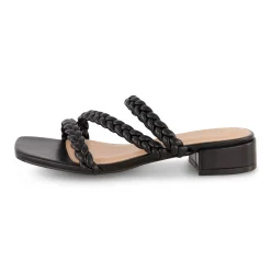 Flat Sandals | Dress Sandals>Cushionaire Newton Braided Block Heel Sandal