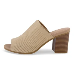 Clogs & Mules | Dress Sandals>Cushionaire Nima Knit Heeled Mule
