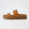 Slide Sandals | Platform Sandals>Cushionaire Noho Platform Footbed Sandal