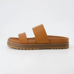 Slide Sandals | Platform Sandals>Cushionaire Noho Platform Footbed Sandal