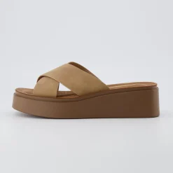 Slide Sandals | Platform Sandals>Cushionaire Pepe Crossband Platform Sandals