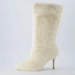 Dress Boots | Cozy Boots>Cushionaire Posh Shearling Boot Cream