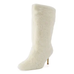 Dress Boots | Cozy Boots>Cushionaire Posh Shearling Boot Cream
