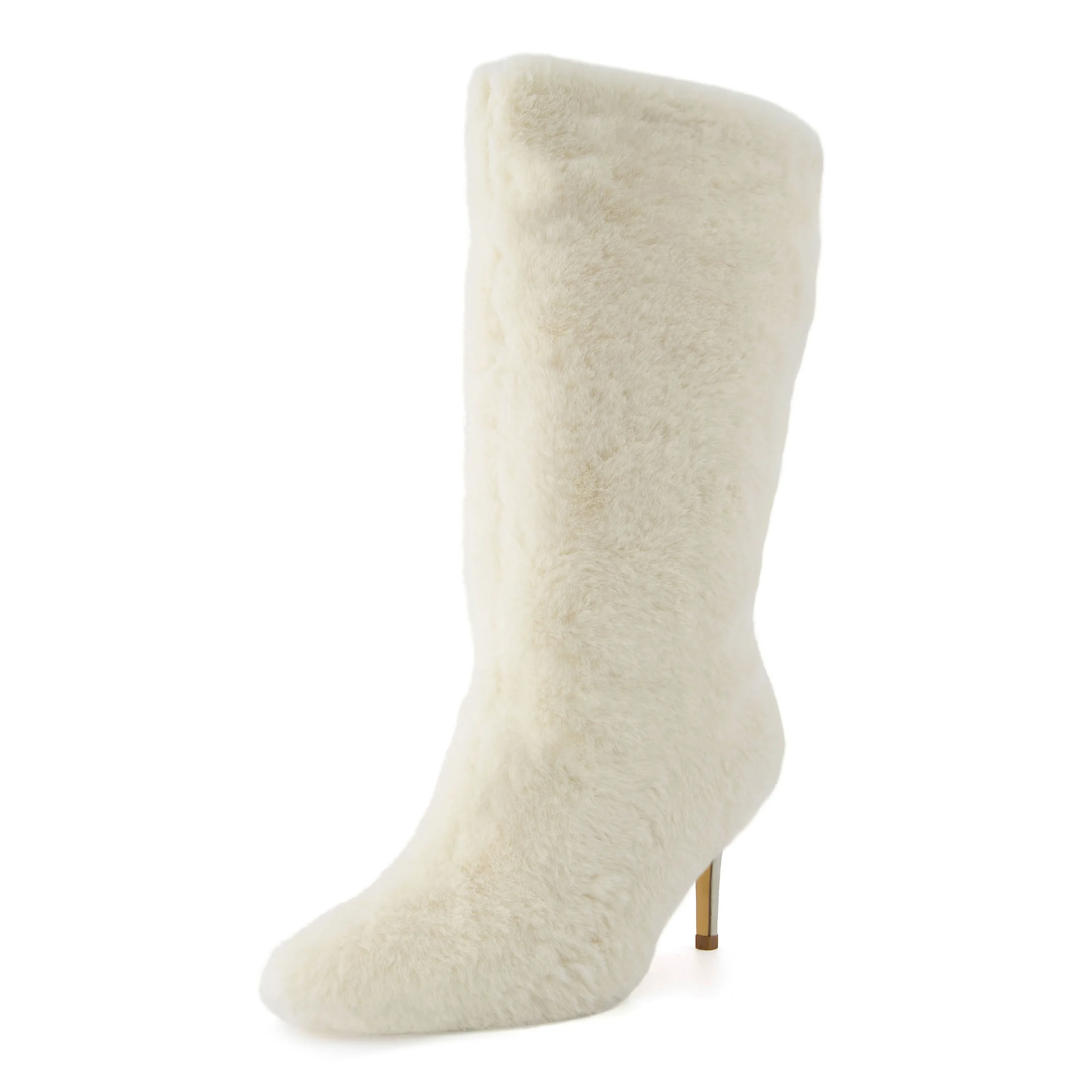 Dress Boots | Cozy Boots>Cushionaire Posh Shearling Boot Cream