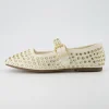 Mary Janes | Casuals>Cushionaire Princess Studded Mary Janes Beige