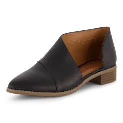 Casuals>Cushionaire Puck Casual Cut Out Flat