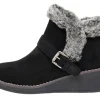 Cozy Boots | Booties>Cushionaire Rhodes Cozy Wedge Bootie