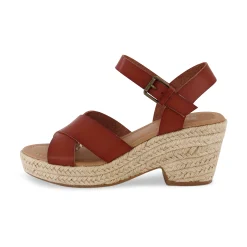Clogs & Mules | Dress Sandals>Cushionaire Robbie Cross Band Wedge Sandal