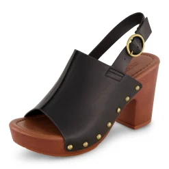 Platform Sandals | Dress Sandals>Cushionaire Sisi Studded Slingback Clog