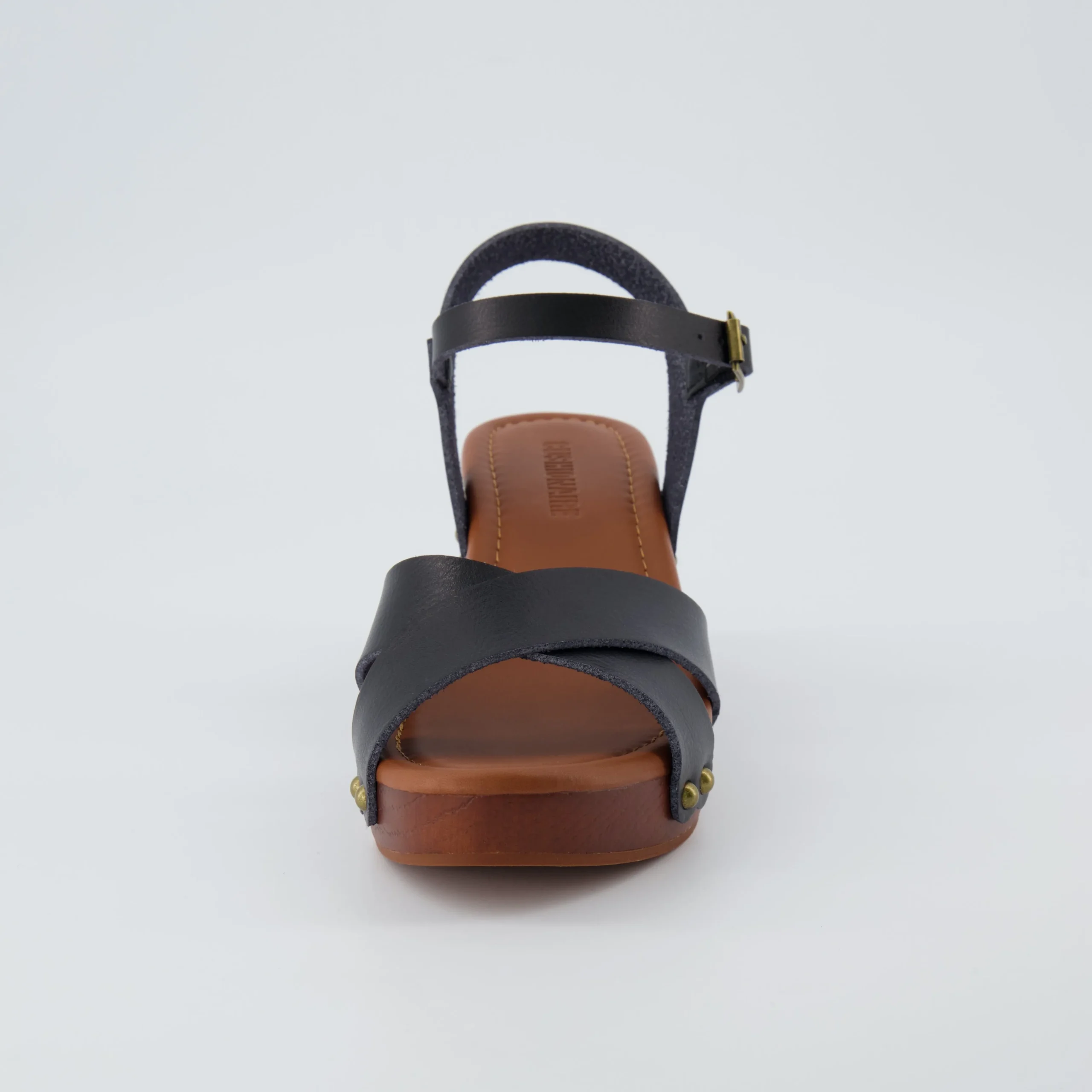 Platform Sandals | Dress Sandals>Cushionaire Slate Faux Wood Sandals
